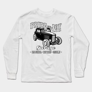 Pride and Joy Hot Rod Garage for light backgrounds Long Sleeve T-Shirt